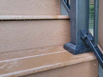 Railing Post Skirts Wrap Installation