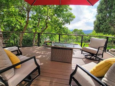Wood Deck Refinishing Railing Installation