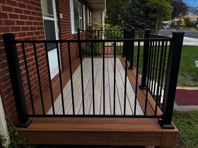 Custom Wooden Deck Installation